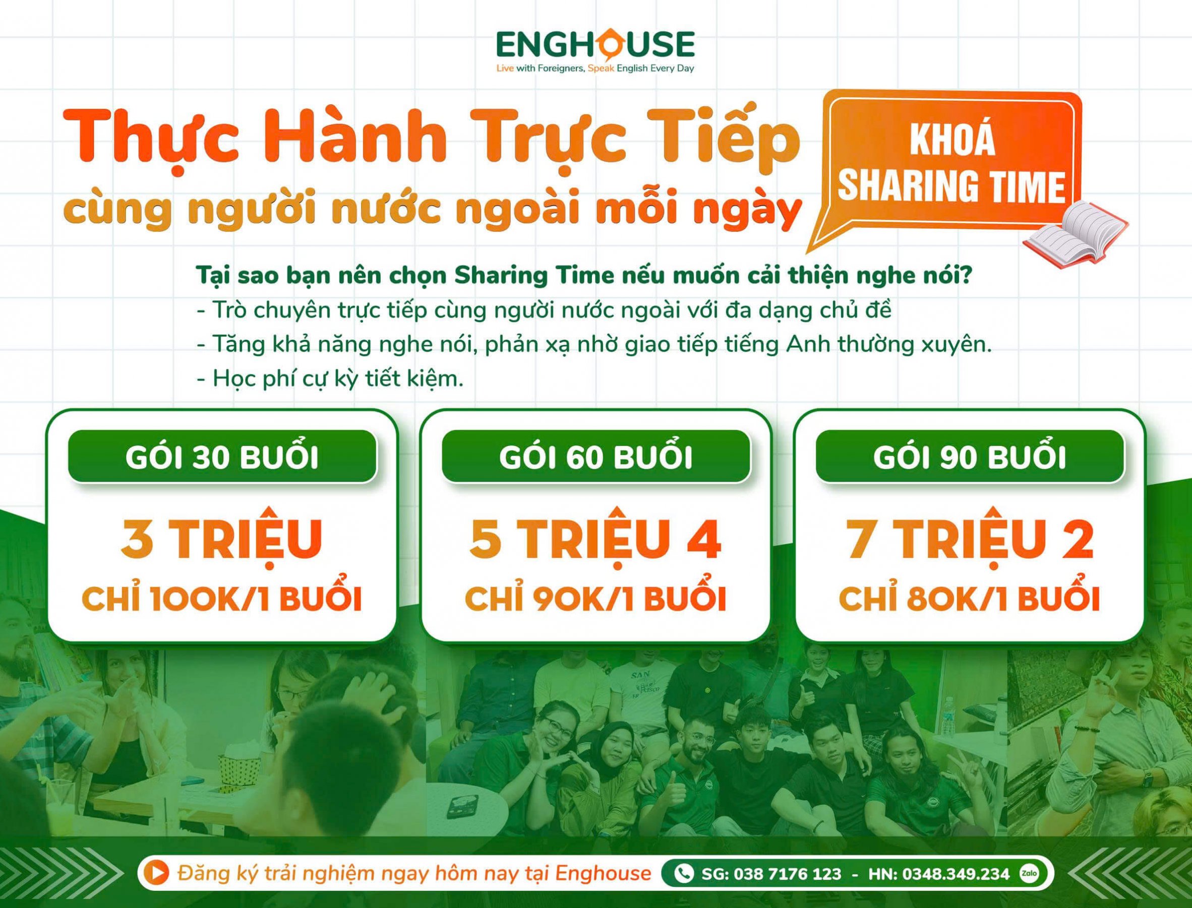 Học phí Sharing Time