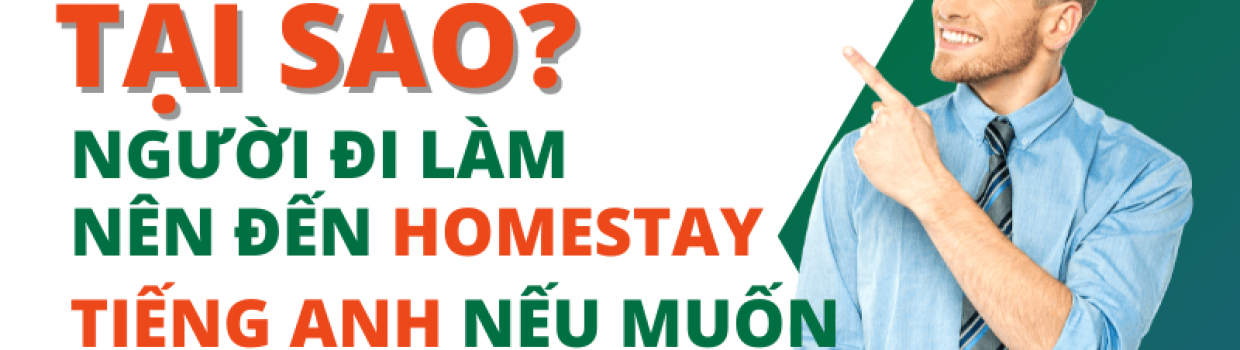 tại sao người đi làm nên đến homestay tiếng anh